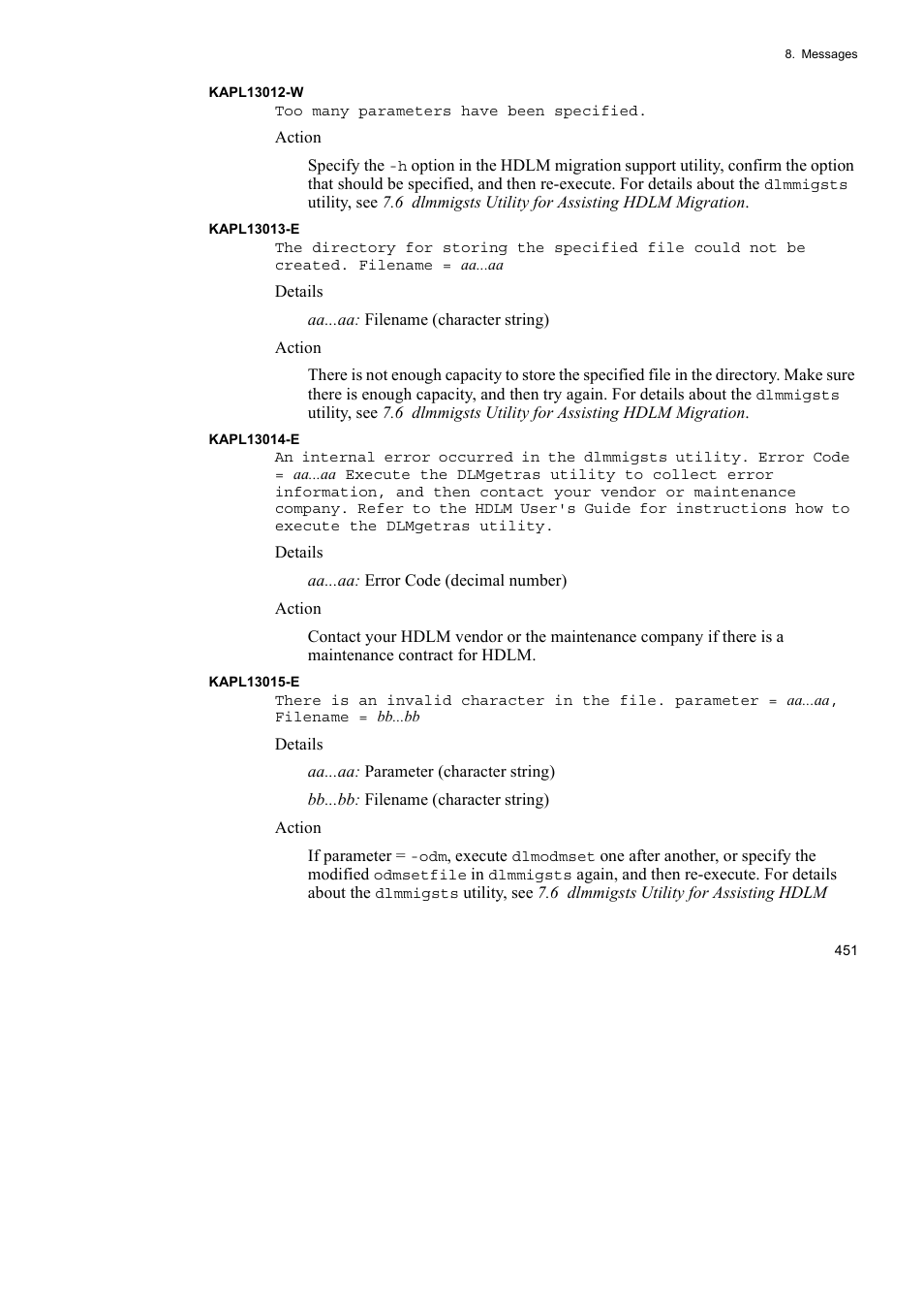 HP Hitachi Dynamic Link Manager Software User Manual | Page 473 / 510