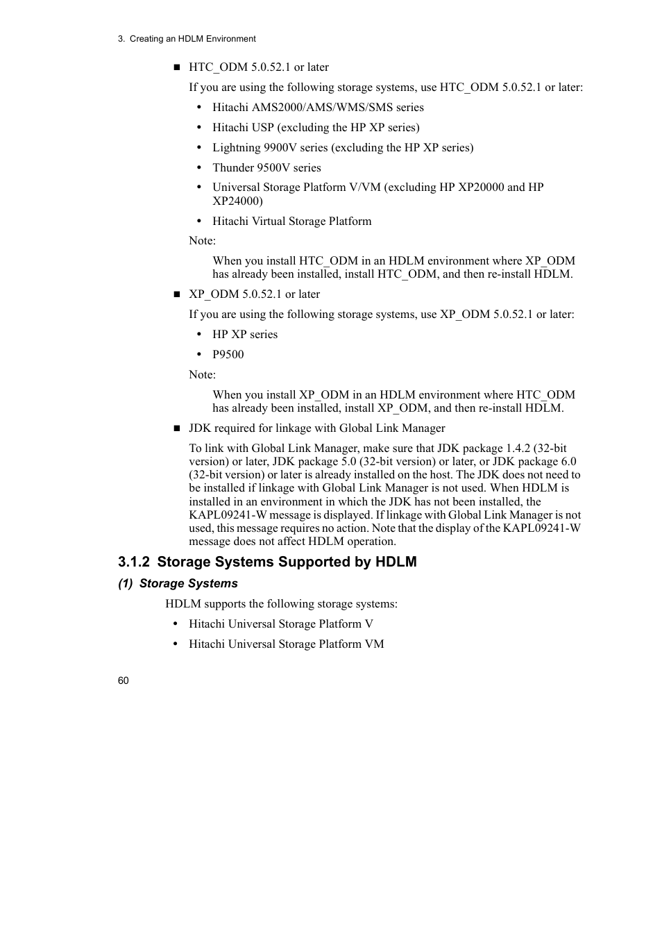 2 storage systems supported by hdlm | HP Hitachi Dynamic Link Manager Software User Manual | Page 82 / 510