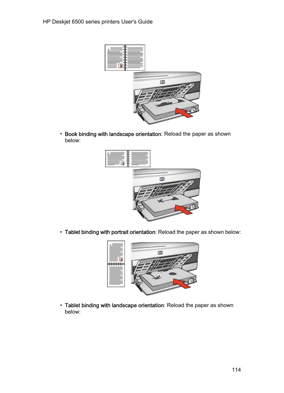 HP Deskjet 6540 Color Inkjet Printer User Manual | Page 114 / 195