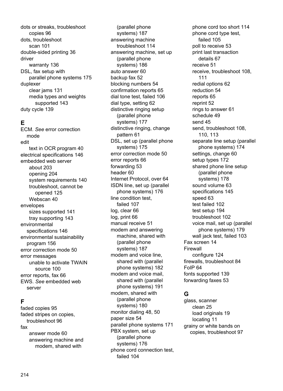 HP Officejet 6700 Premium e-All-in-One Printer - H711n User Manual | Page 218 / 224