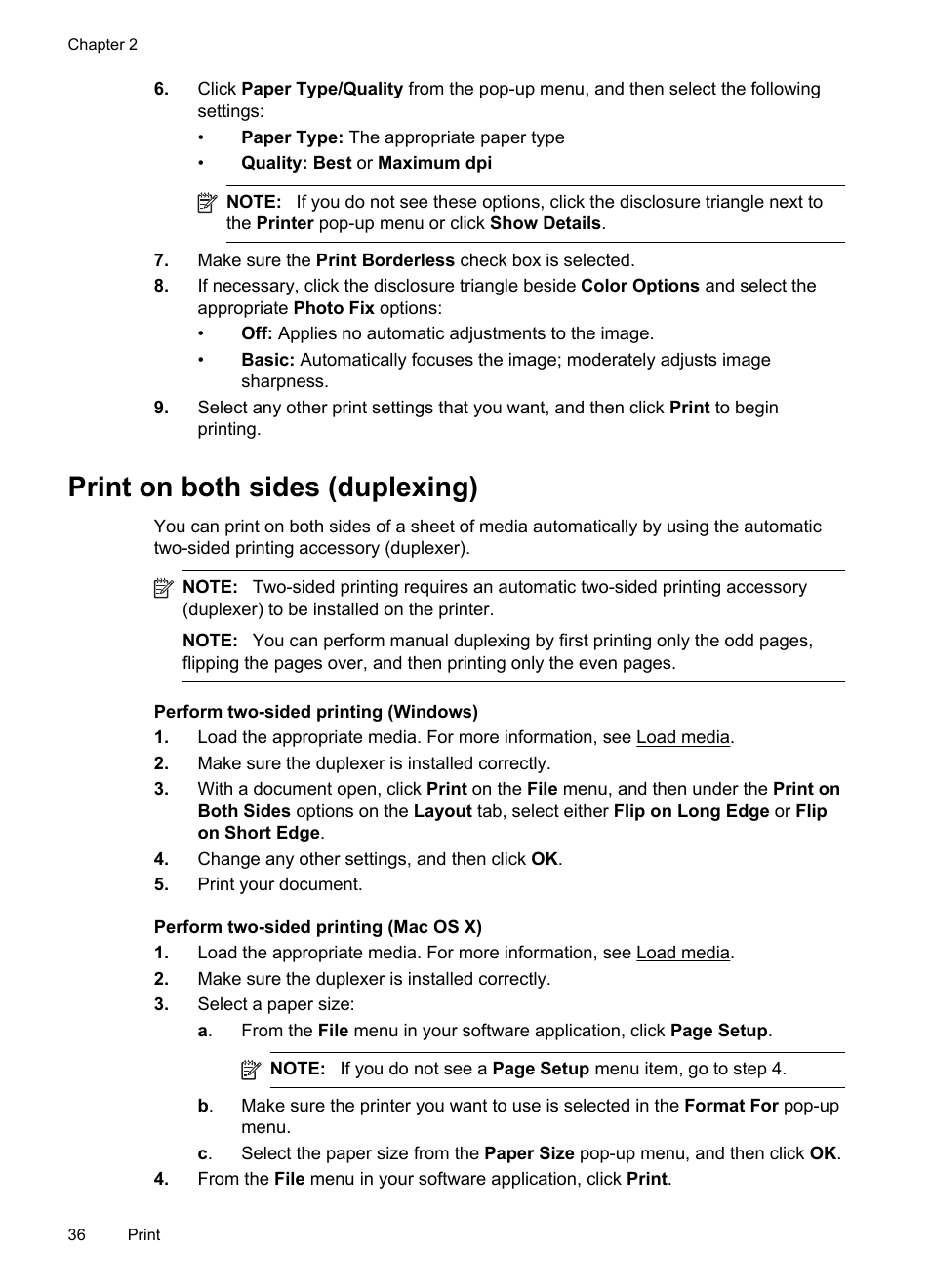 Print on both sides (duplexing) | HP Officejet 6700 Premium e-All-in-One Printer - H711n User Manual | Page 40 / 224