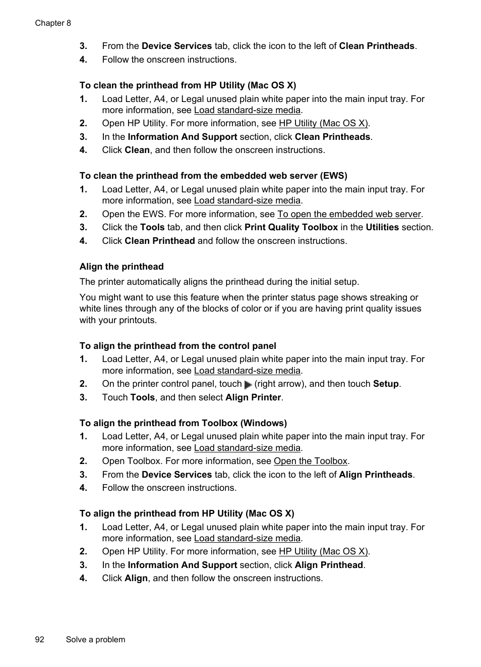 Align the printhead | HP Officejet 6700 Premium e-All-in-One Printer - H711n User Manual | Page 96 / 224