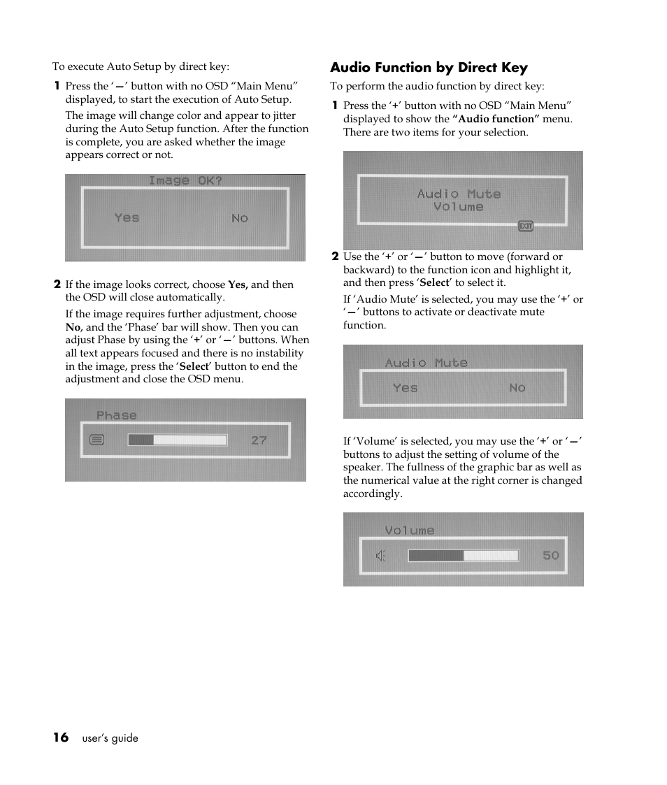 HP Pavilion vf52 15 inch Flat Panel Monitor User Manual | Page 20 / 26