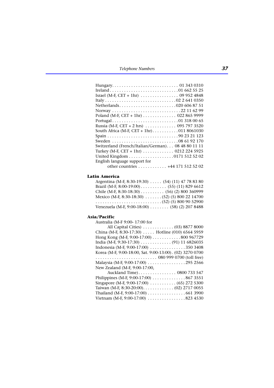 HP CD-Writer Plus External 9200e Drive User Manual | Page 37 / 38