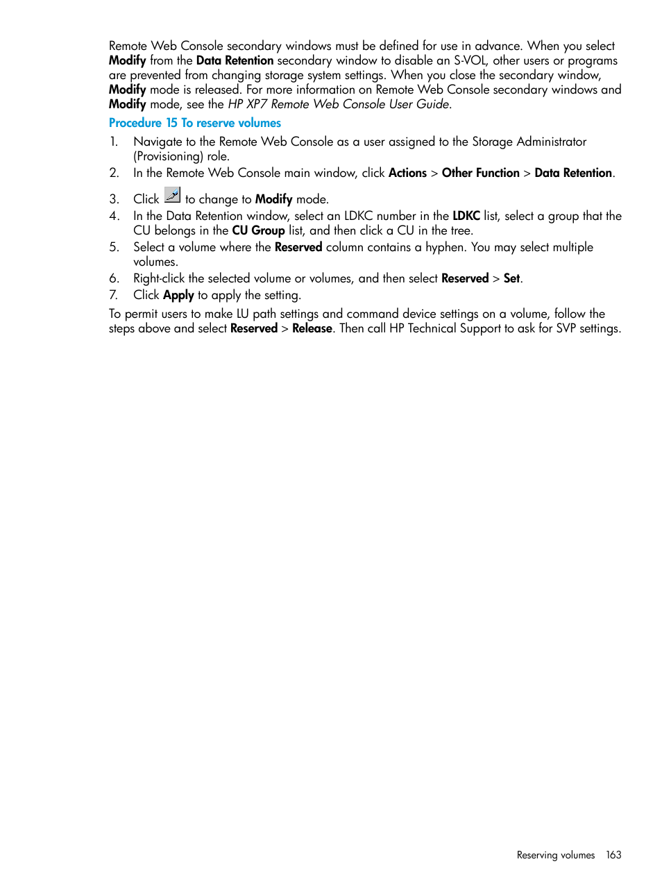 HP XP Racks User Manual | Page 163 / 486