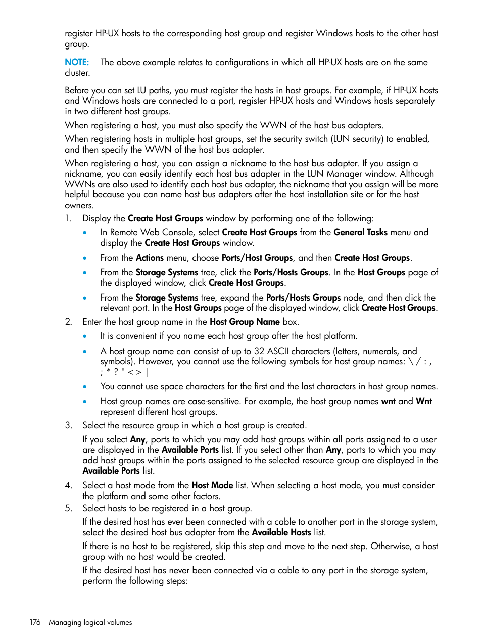 HP XP Racks User Manual | Page 176 / 486