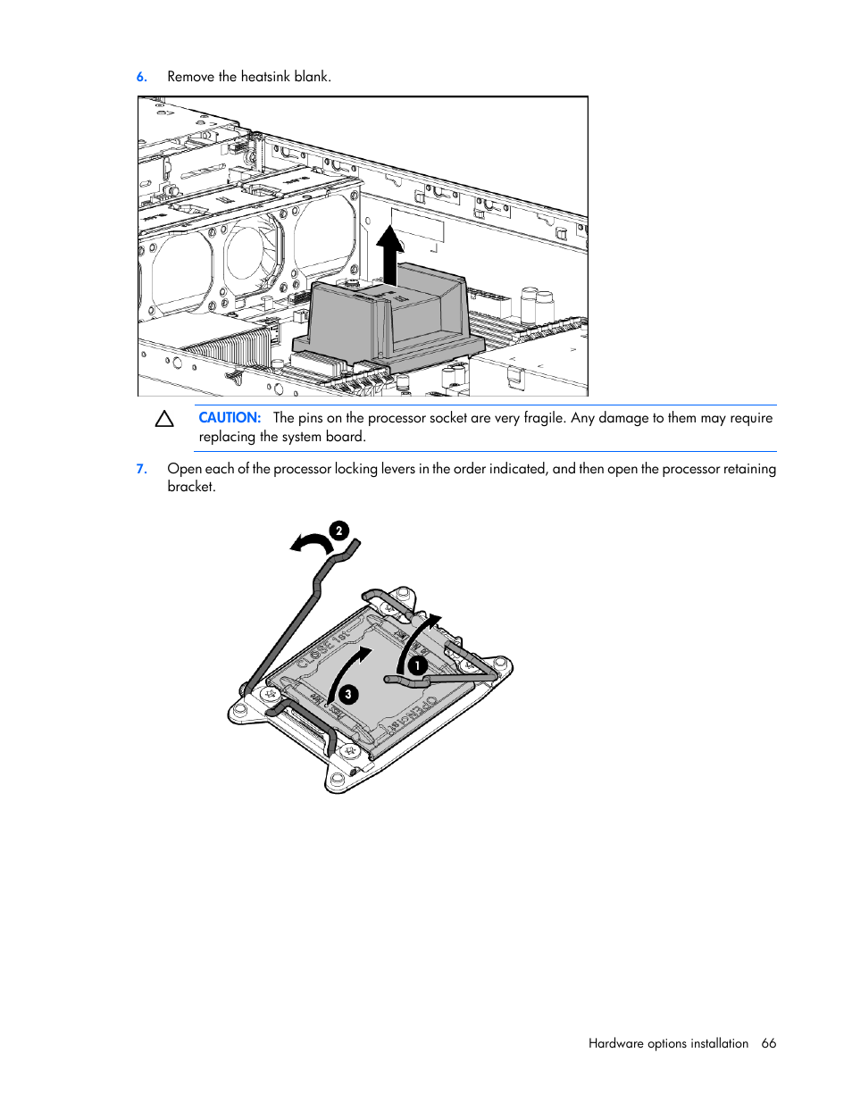 HP ProLiant DL388e Gen8 Server User Manual | Page 66 / 136