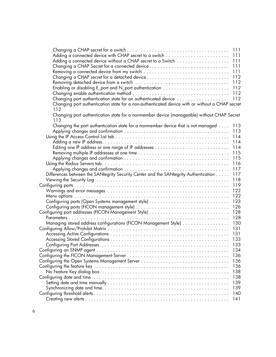 HP StorageWorks 2.140 Director Switch User Manual | Page 6 / 246