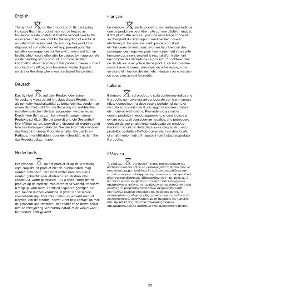 AEG AG4112 User Manual | Page 20 / 23