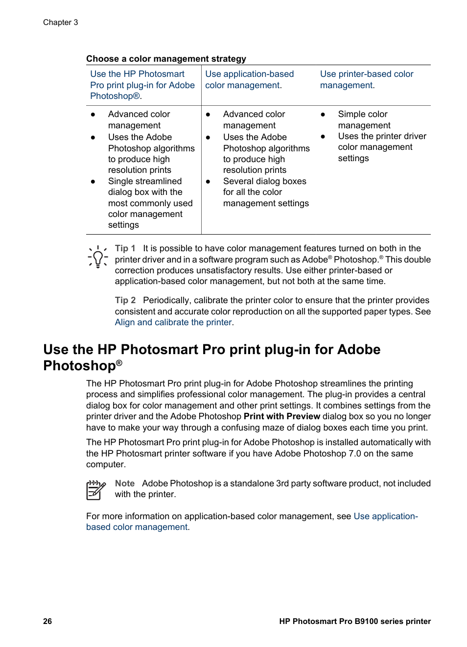 HP Photosmart Pro B9180 Photo Printer User Manual | Page 29 / 75