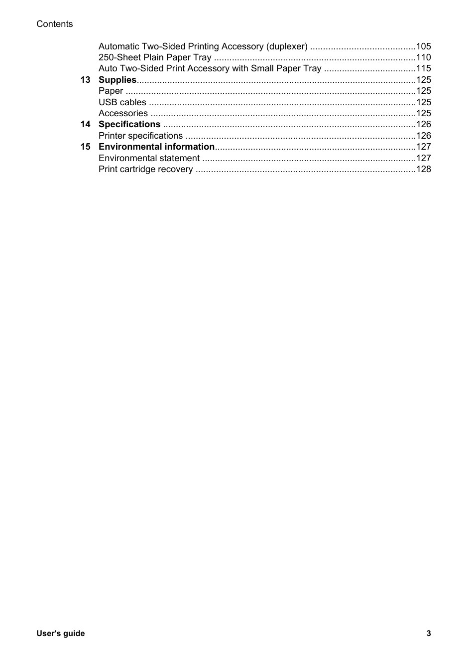 HP Deskjet 6943 Printer User Manual | Page 5 / 132