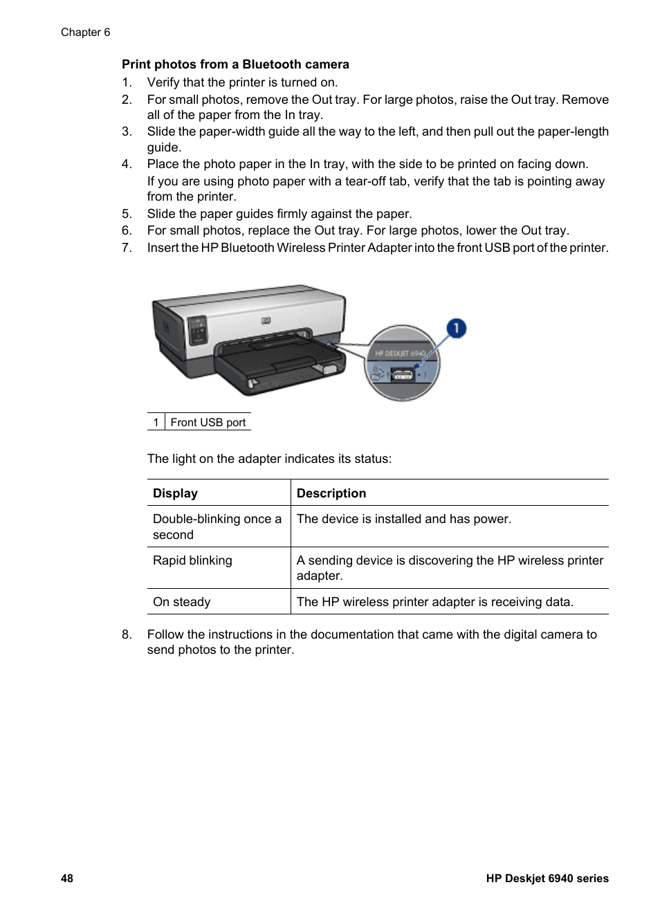 HP Deskjet 6943 Printer User Manual | Page 50 / 132