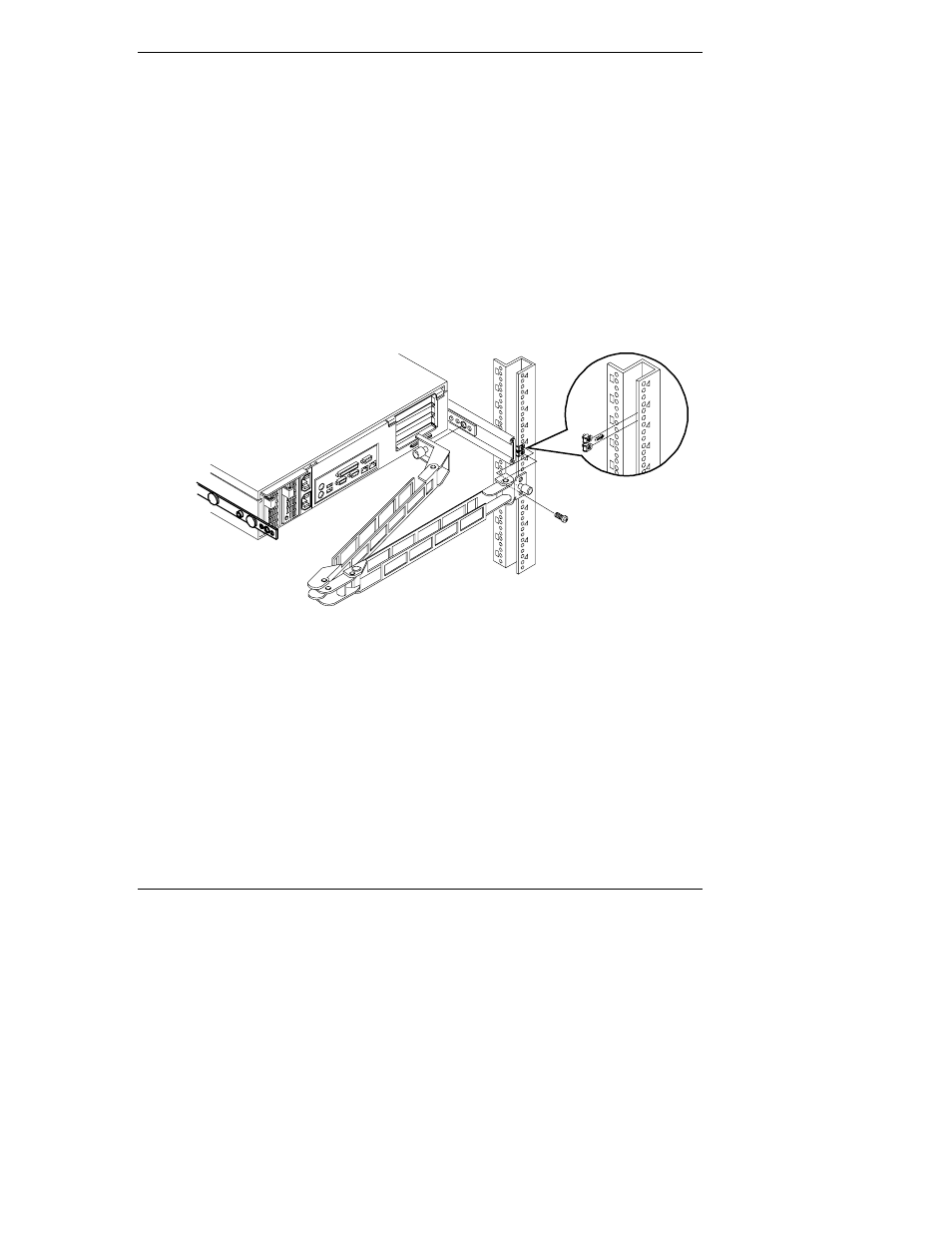 Attaching the cable management arm | HP Netserver L Server series User Manual | Page 123 / 136