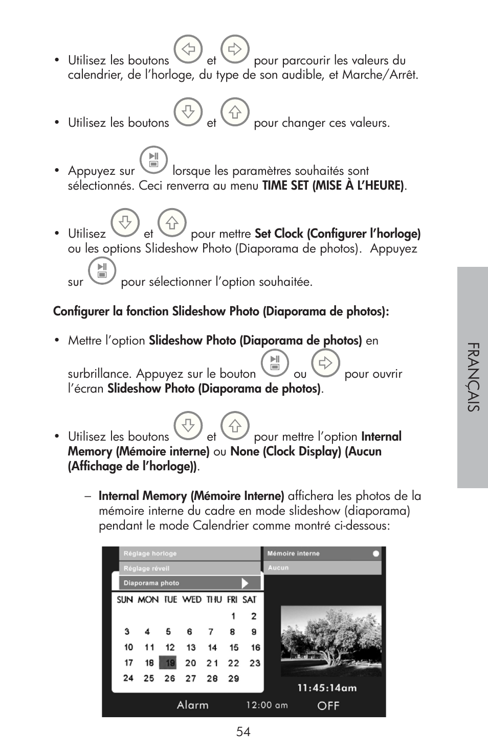 Fr a nç a is | HP df810 Digital Picture Frame User Manual | Page 55 / 96