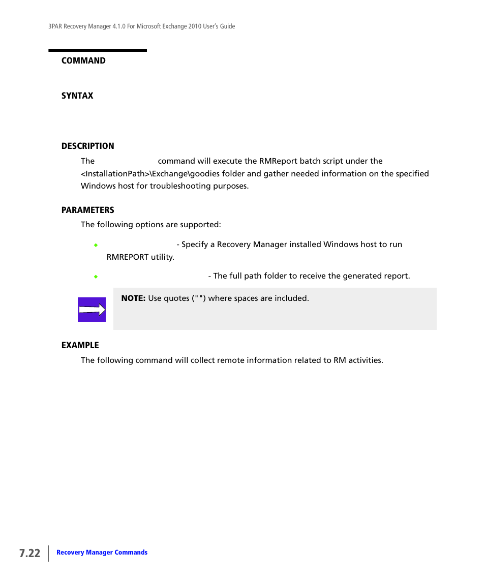 HP 3PAR Application Software Suite for Microsoft Exchange User Manual | Page 80 / 164