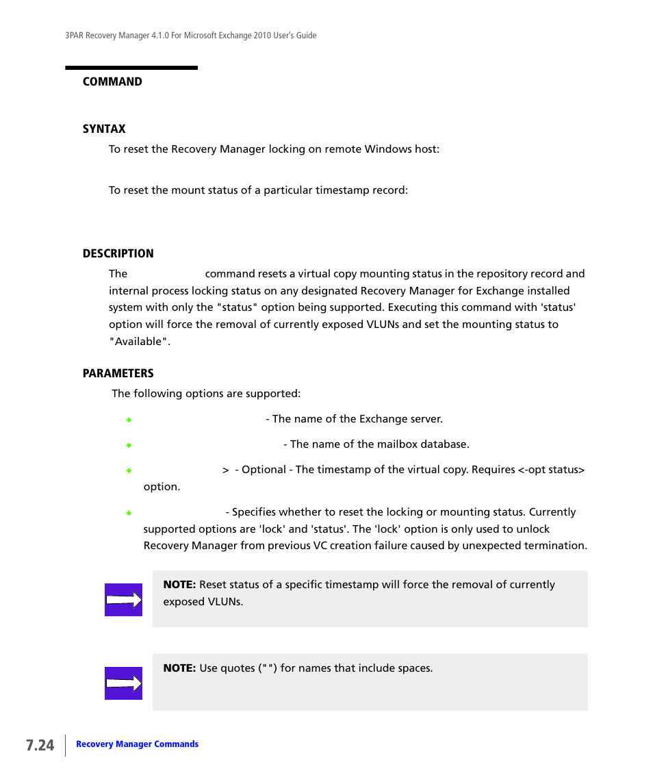 HP 3PAR Application Software Suite for Microsoft Exchange User Manual | Page 82 / 164