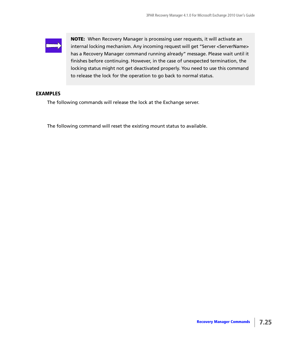 HP 3PAR Application Software Suite for Microsoft Exchange User Manual | Page 83 / 164