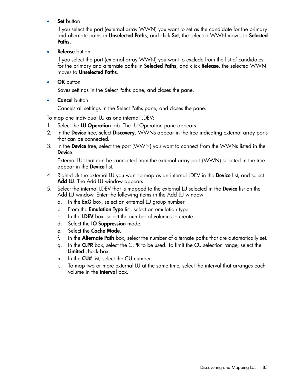 HP StorageWorks XP Remote Web Console Software User Manual | Page 83 / 169