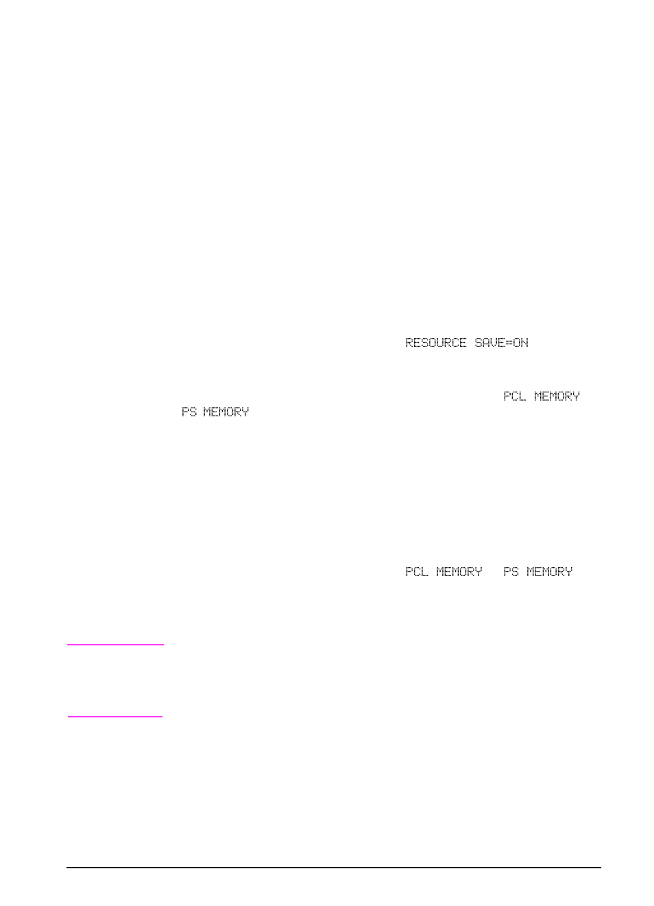 Resource saving | HP LaserJet 4000 Printer series User Manual | Page 162 / 194