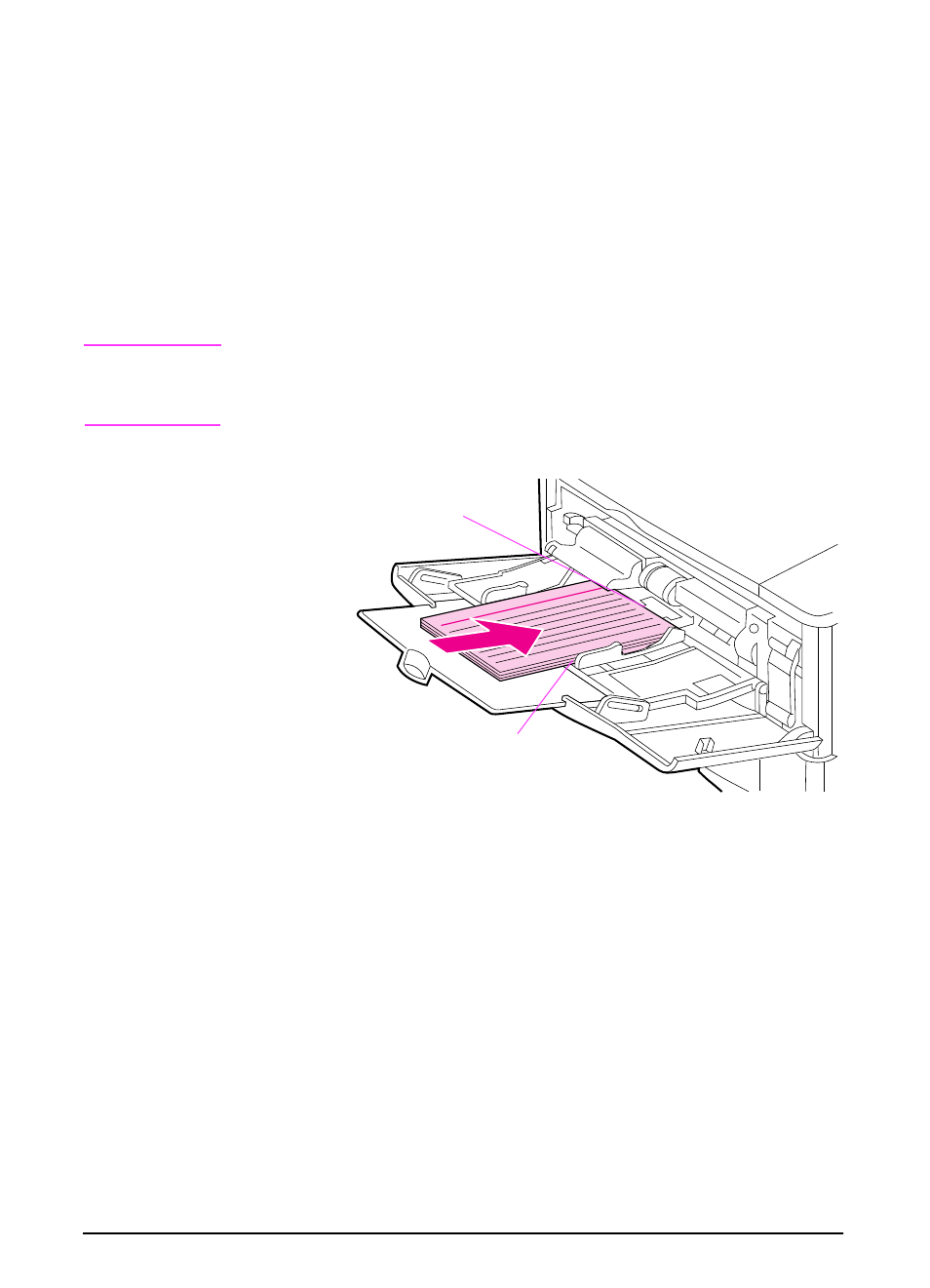 Guidelines for printing custom-size paper, Setting custom paper sizes | HP LaserJet 4000 Printer series User Manual | Page 57 / 194