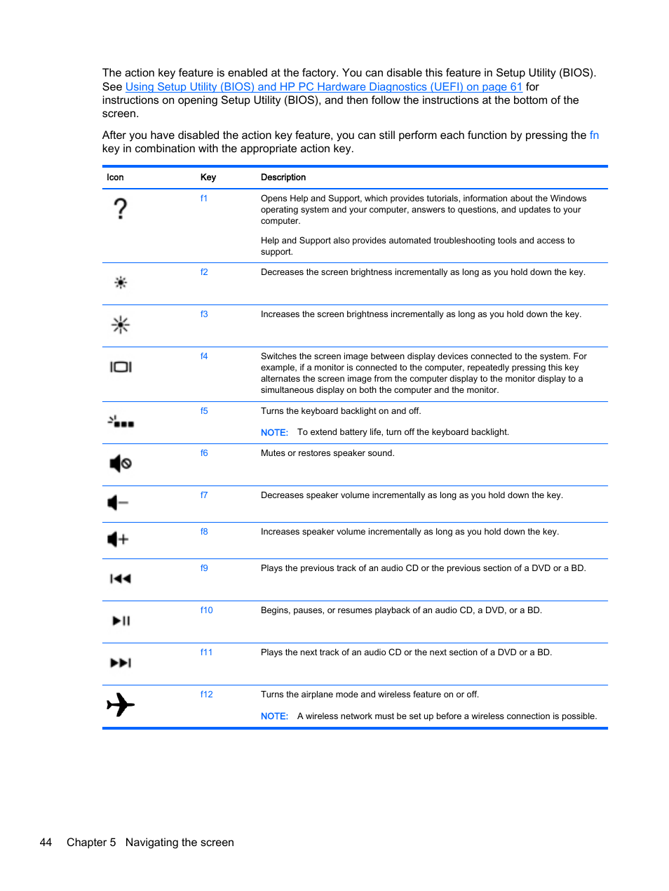 HP x360 350 G1 Convertible PC User Manual | Page 52 / 80