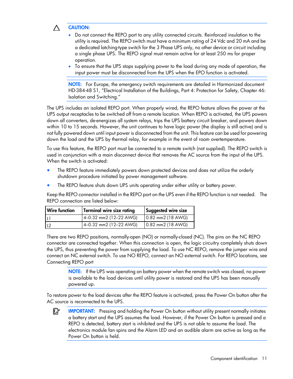 HP Parallel Uninterruptible Power System User Manual | Page 11 / 115