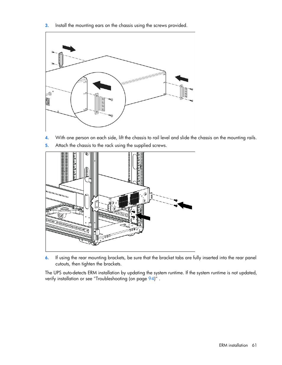 HP Parallel Uninterruptible Power System User Manual | Page 61 / 115