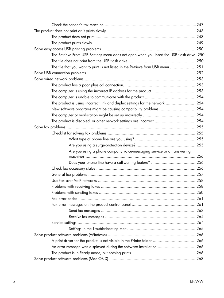 HP LaserJet Enterprise 500 MFP M525 User Manual | Page 12 / 294