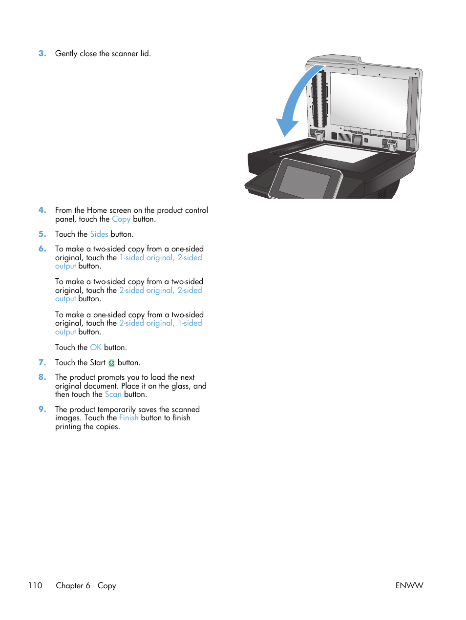 HP LaserJet Enterprise 500 MFP M525 User Manual | Page 124 / 294
