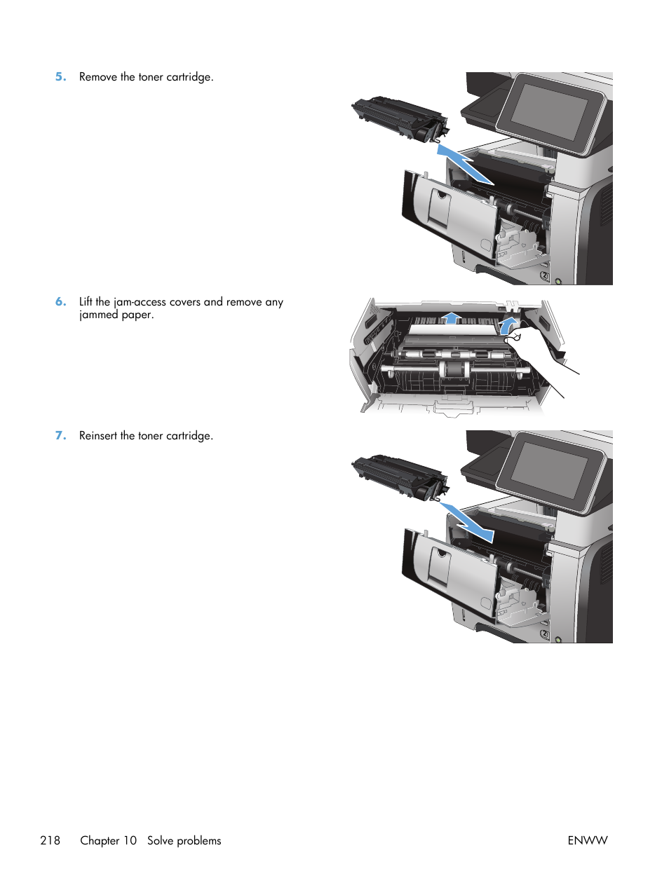 HP LaserJet Enterprise 500 MFP M525 User Manual | Page 232 / 294