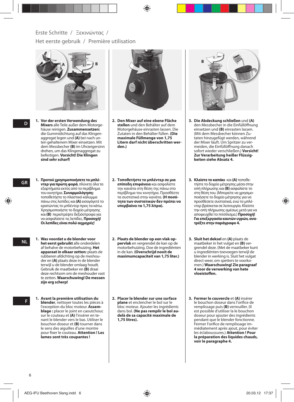 AEG SB4700 User Manual | Page 6 / 20