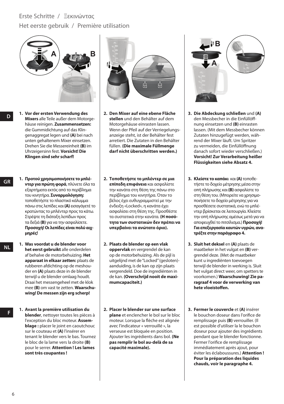 Ab a b | AEG SB3400 User Manual | Page 6 / 28