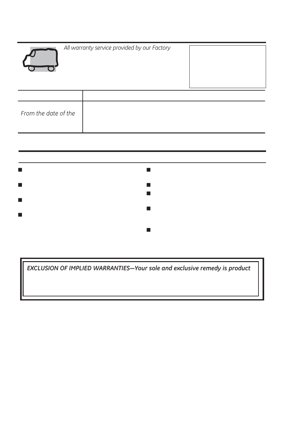 Ge microwave oven warranty | GE JNM3161RFSS User Manual | Page 27 / 56