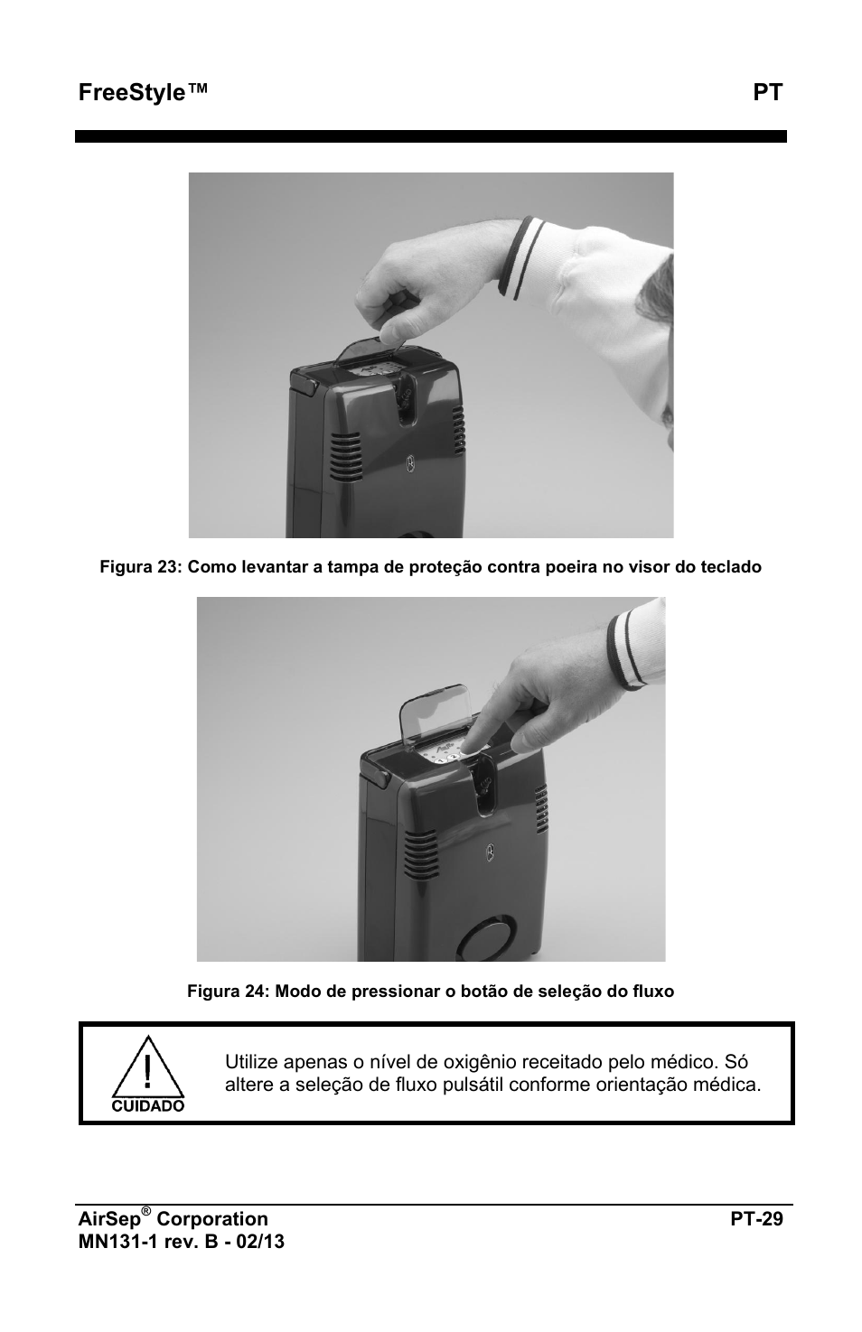 Freestyle™ pt | AirSep MN131-1 B User Manual | Page 393 / 556