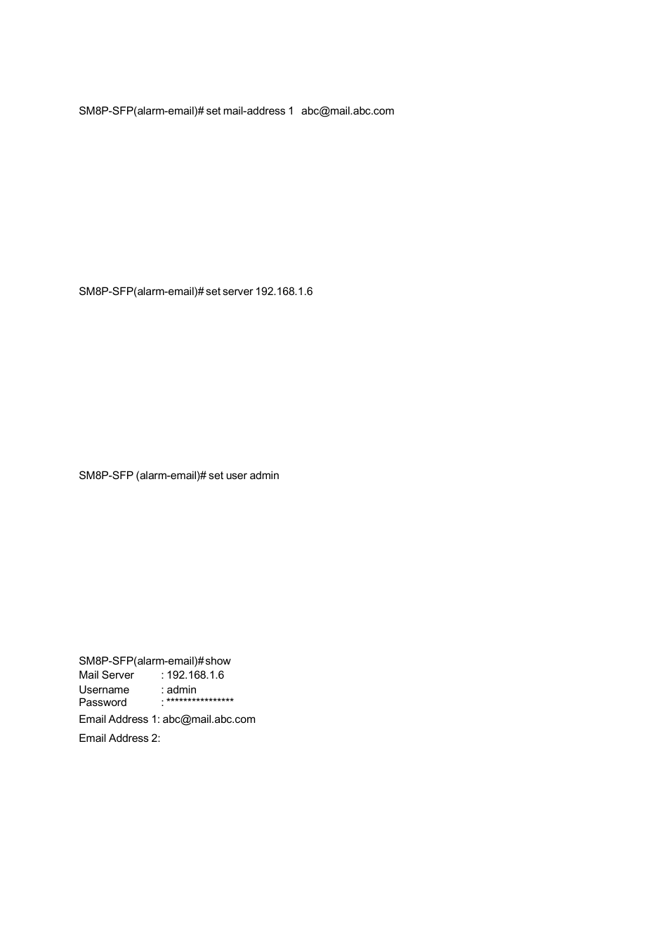 American Fibertek SM8P-SFP User Manual | Page 259 / 369