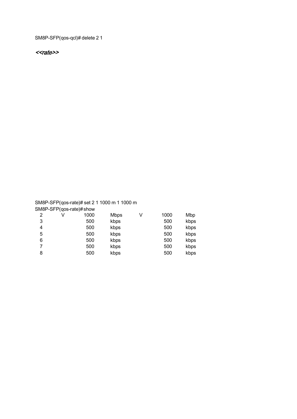 Rate | American Fibertek SM8P-SFP User Manual | Page 334 / 369