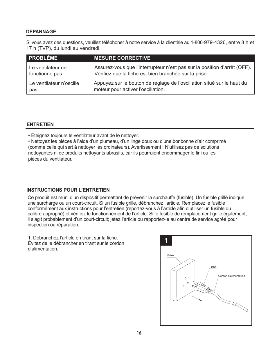 Artwork disclaimers font legend, Danger, Ventilateur de table décoratifs | DECO BREEZE Decorative Tabletop Fan User Manual | Page 16 / 27