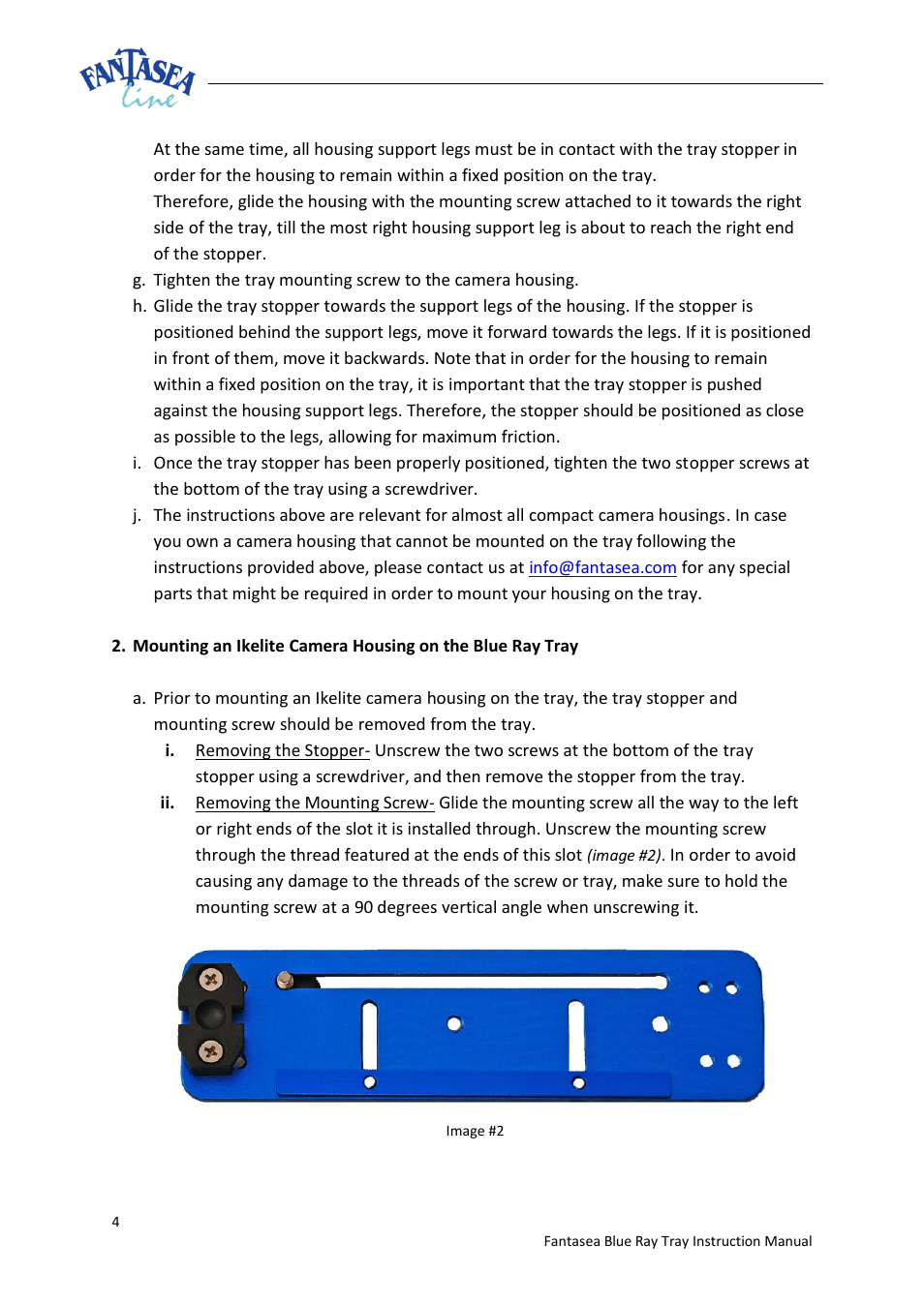 Fantasea Line Blue Ray Double Tray User Manual | Page 4 / 8