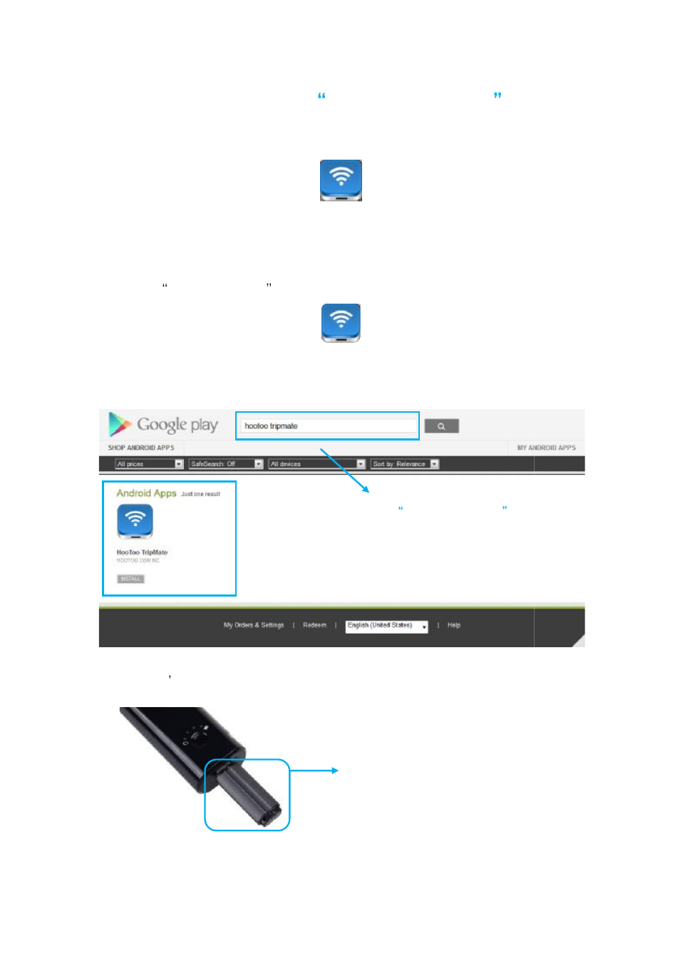 Hootoo TripMate on Android User Manual | 10 pages