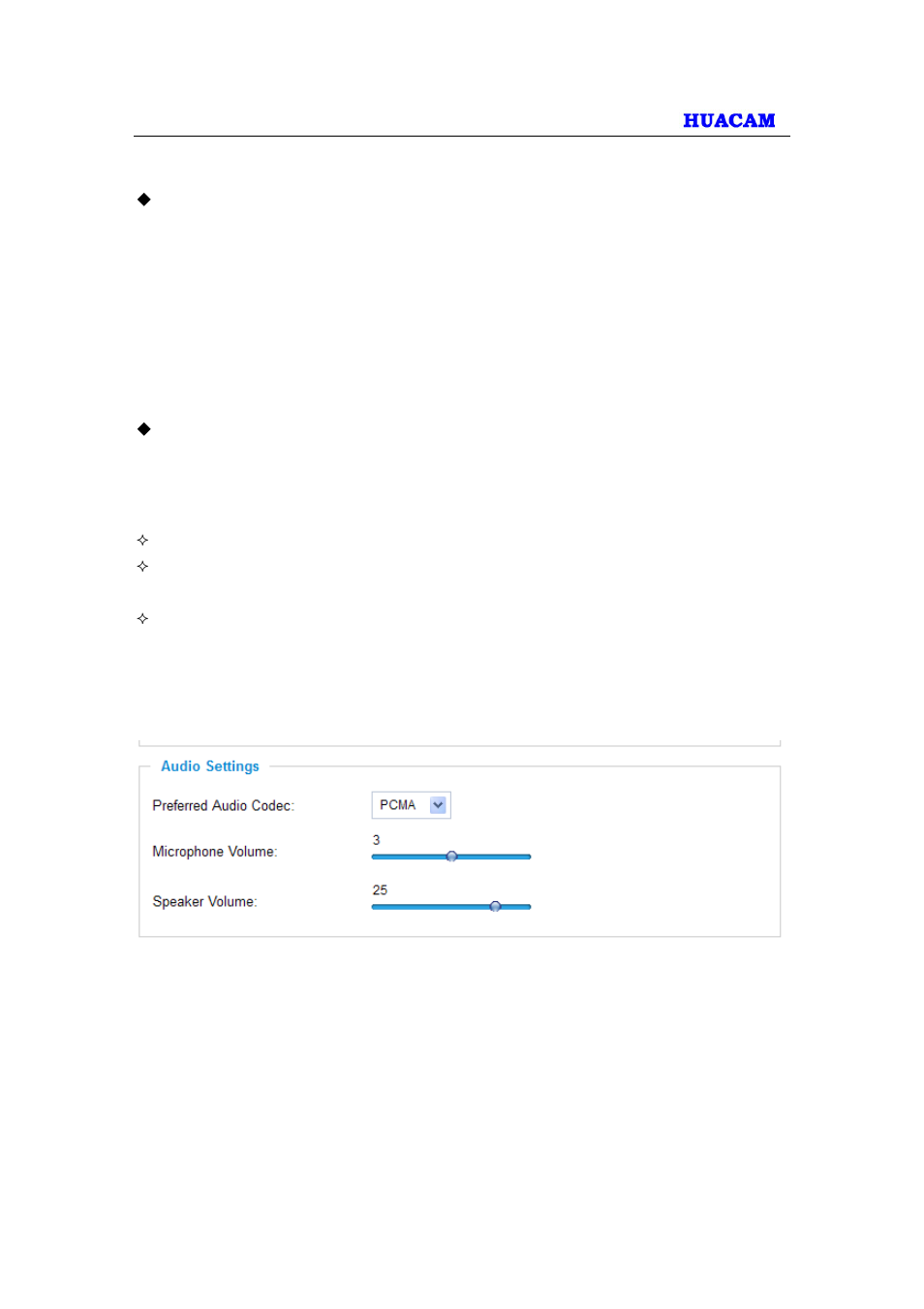 Cmos settings page | HUACAM HCV704 User Manual | Page 18 / 44