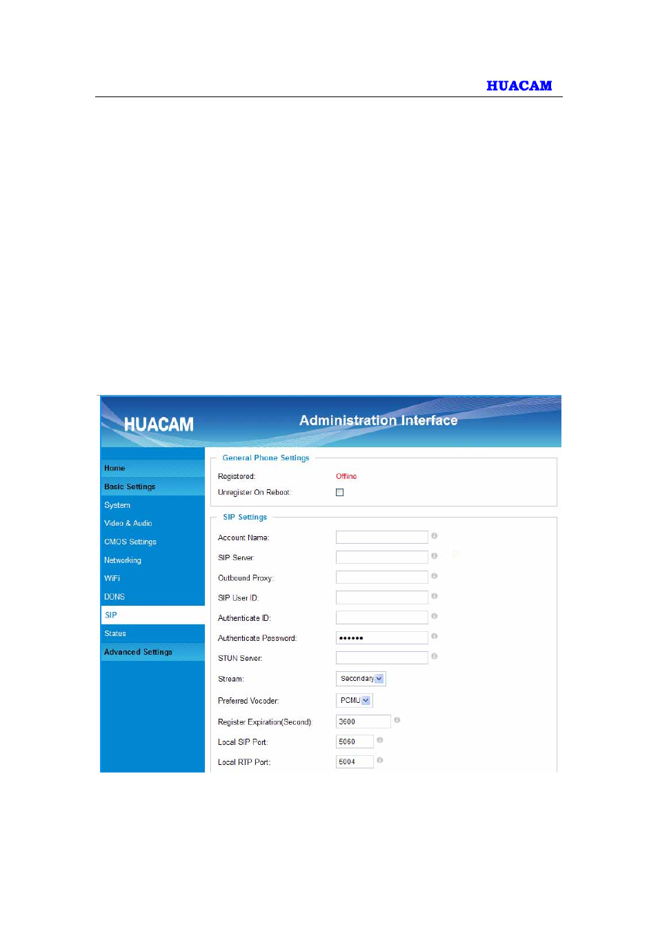 HUACAM HCV704 User Manual | Page 24 / 44