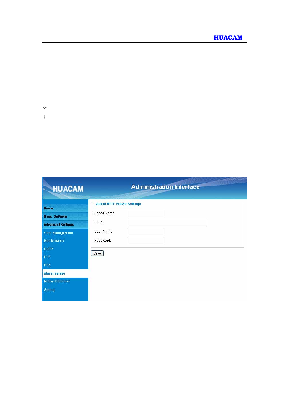 HUACAM HCV203 User Manual | Page 28 / 38