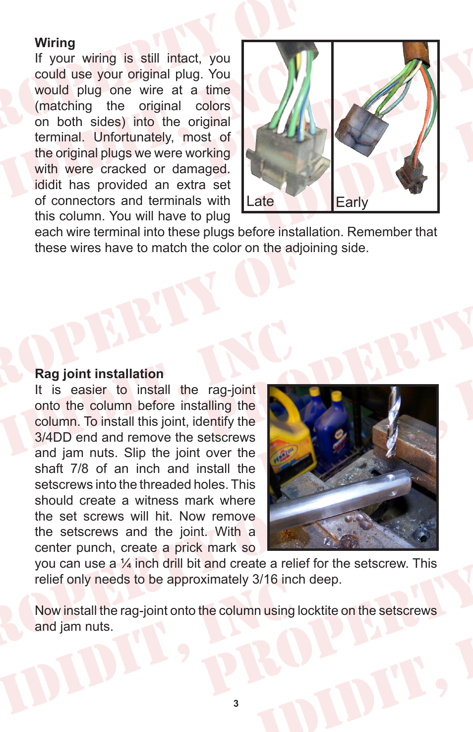 ididit Retrofit Steering Column: 1973-77 Ford Truck User Manual | Page 5 / 8