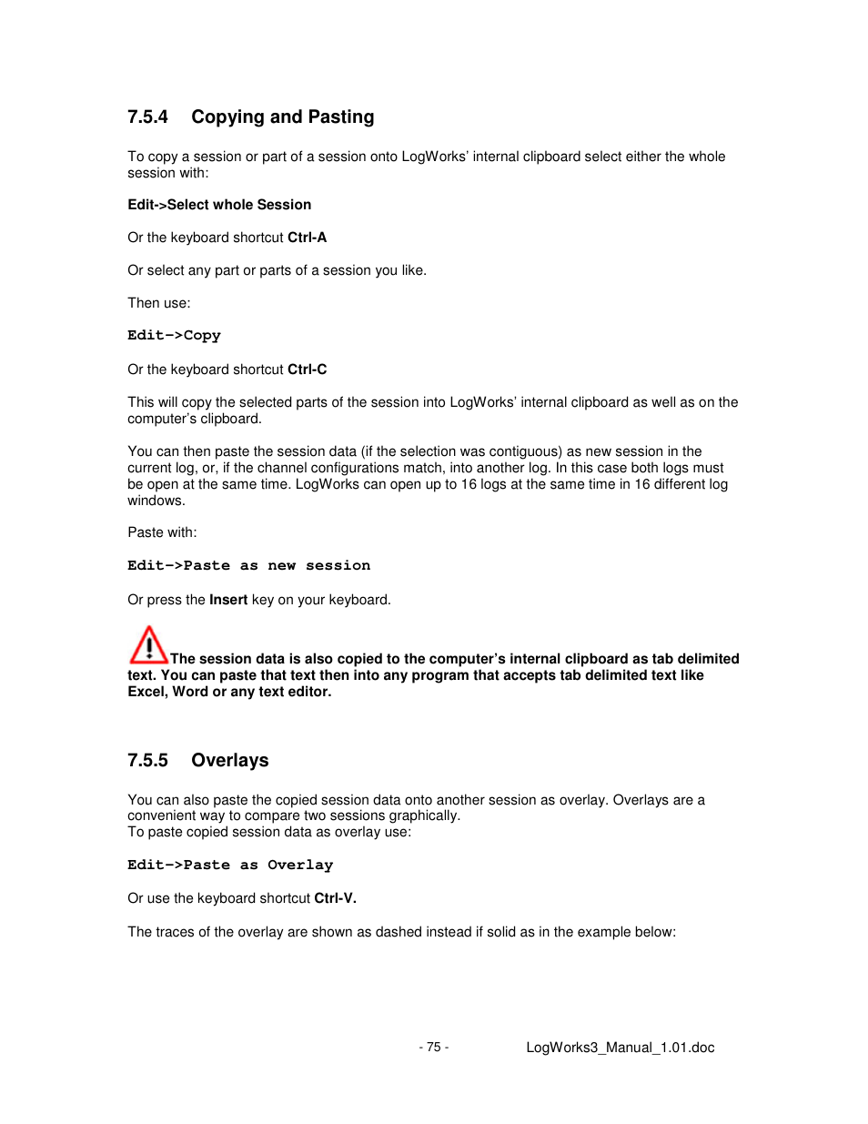 4 copying and pasting, 5 overlays | Innovate Motorsports LogWorks 3 User Manual | Page 75 / 145
