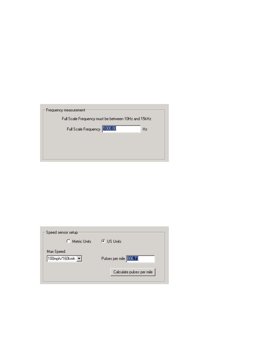 2 measuring frequency (all inputs), 3 measuring speed (all inputs) | Innovate Motorsports SSI-4 User Manual | Page 13 / 16