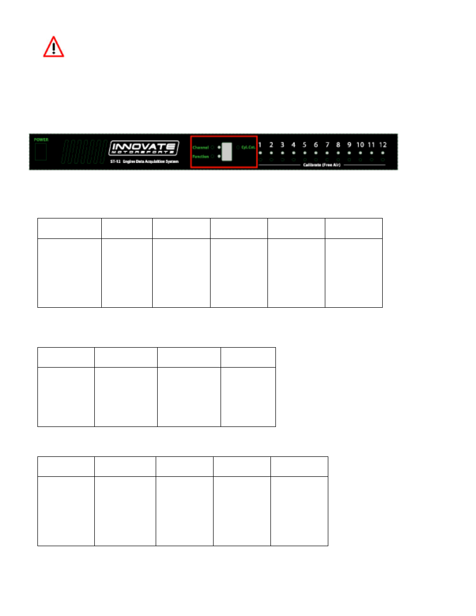 Innovate Motorsports ST-12 User Manual | Page 7 / 33