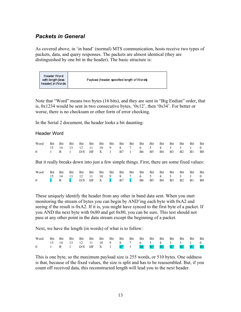 Packets in general | Innovate Motorsports OT-2 SDK User Manual | Page 13 / 76