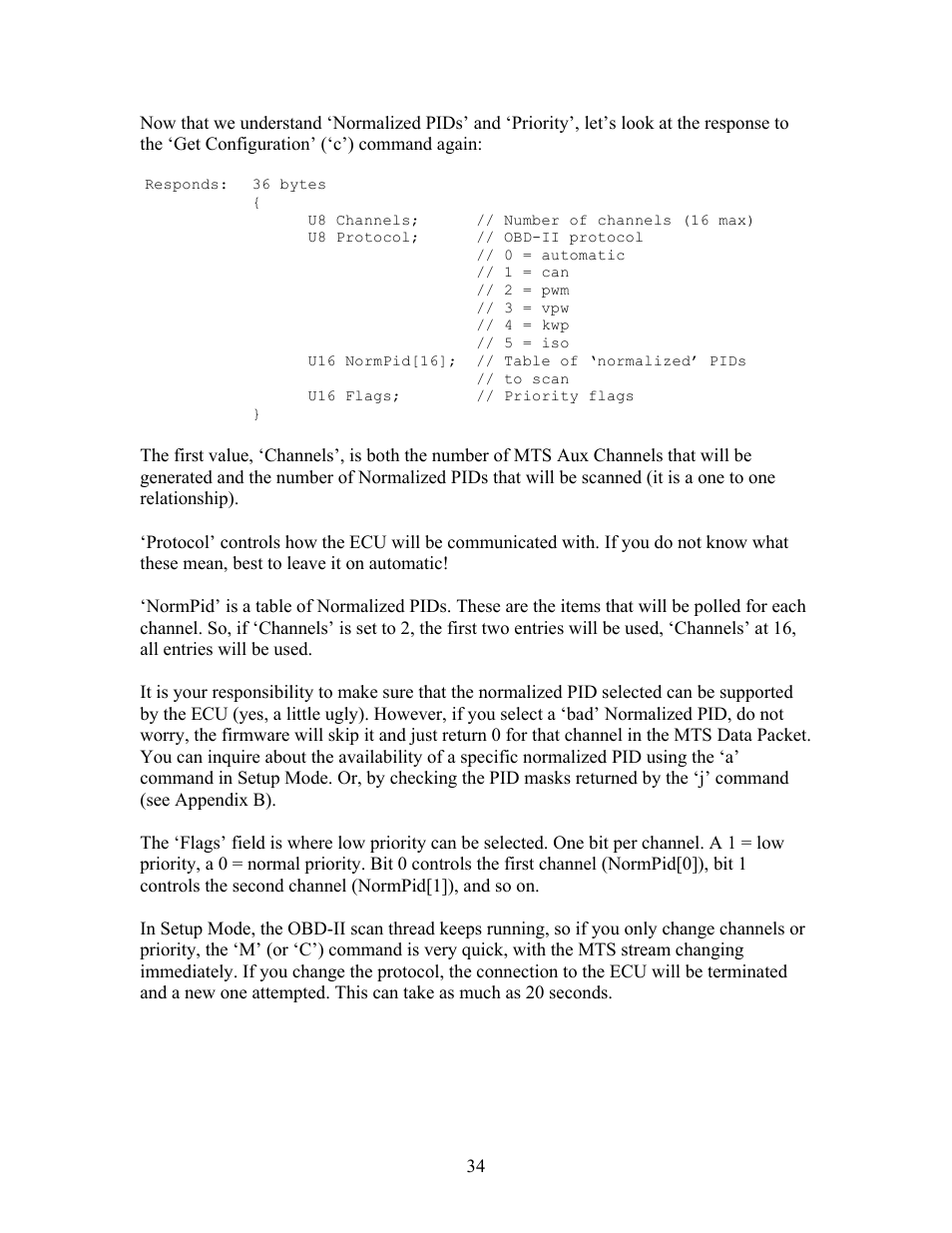 Innovate Motorsports OT-2 SDK User Manual | Page 34 / 76