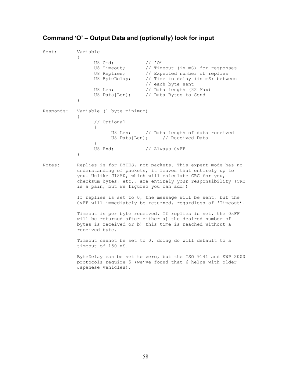 Innovate Motorsports OT-2 SDK User Manual | Page 58 / 76