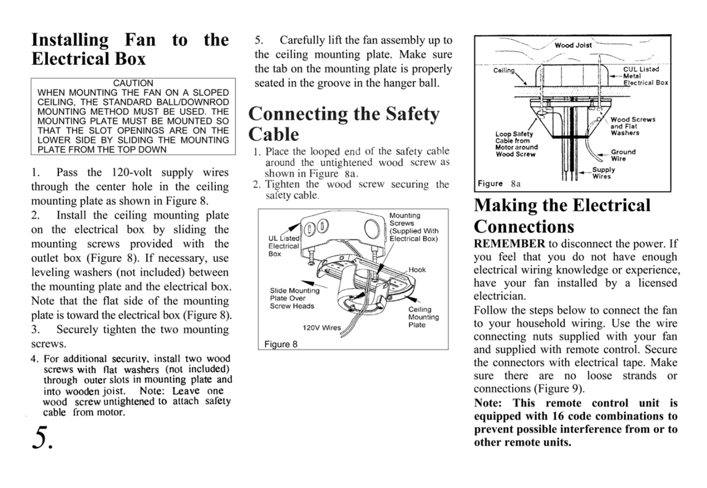 King of Fans Covington User Manual | Page 7 / 16